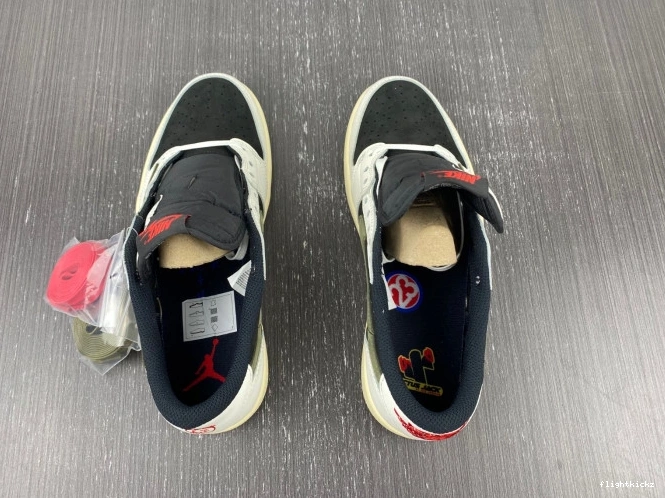 Olive Air Low WMNS 1 Jordan OG x Scott Travis DZ4137-106 0821
